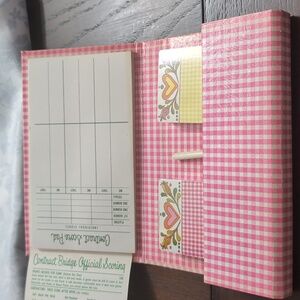 New Vintage Bridge Card Set with Rules and Score Pad
